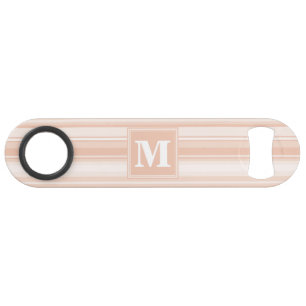 Abrebotellas De Bar Bandas de melocotón monograma