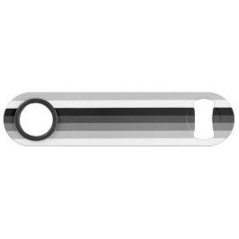 Abrebotellas De Bar Bandas de sombra en blanco y negro