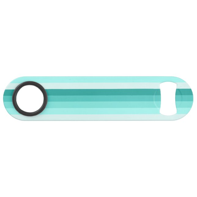 Abrebotellas De Bar Bandas de sombra turquesa (Reverso Horizontal)