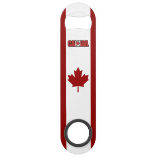 Abrebotellas De Bar Bandera de Canadá