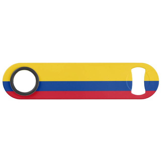 Abrebotellas De Bar Bandera de Colombia (Anverso (Horizontal))