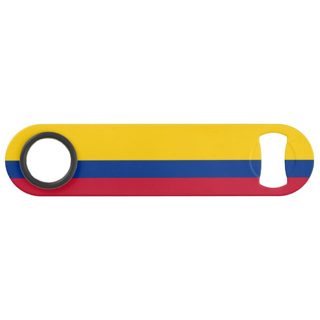 Abrebotellas De Bar Bandera de Colombia (Anverso (Horizontal))