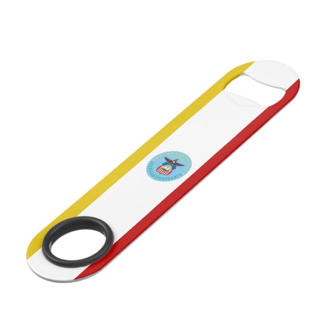 Abrebotellas De Bar Bandera de Colón (Ohio) (Ángulo frontal)