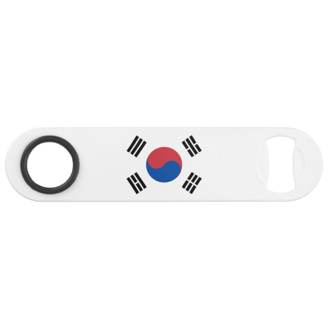 Abrebotellas De Bar Bandera de Corea del Sur (Anverso (Horizontal))