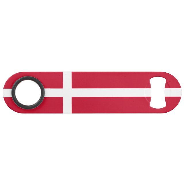 Abrebotellas De Bar Bandera de Dinamarca (Anverso (Horizontal))