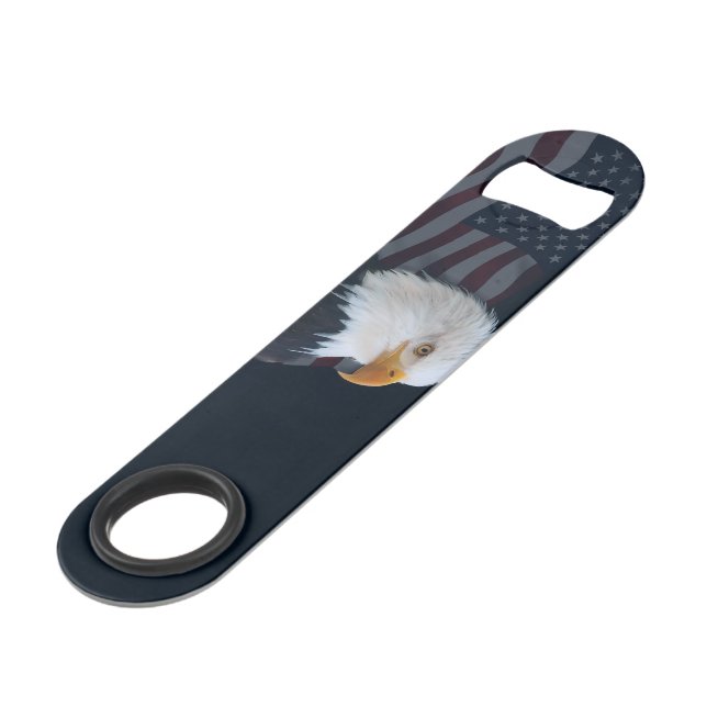 Abrebotellas De Bar Bandera de Eagle Bald Eagle (Ángulo frontal)