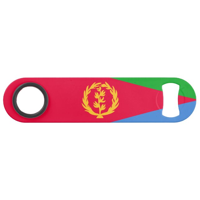 Abrebotellas De Bar Bandera de Eritrea (Anverso (Horizontal))