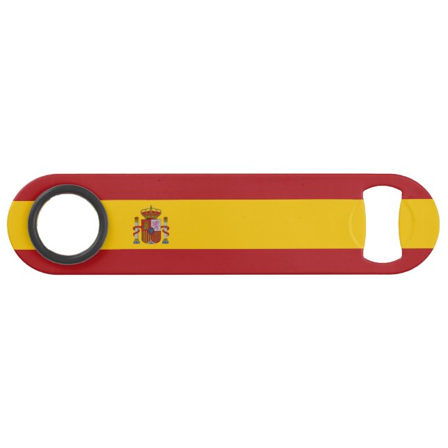Abrebotellas De Bar Bandera de España (Anverso (Horizontal))
