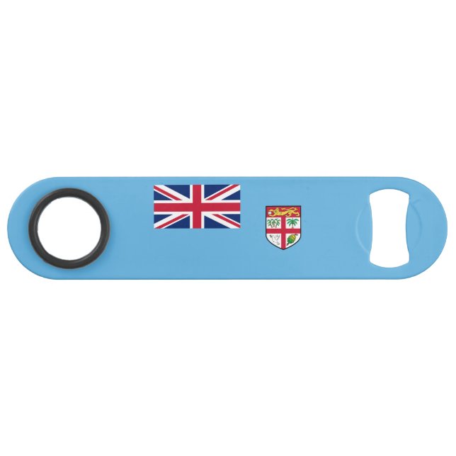 Abrebotellas De Bar Bandera de Fiyi (Anverso (Horizontal))