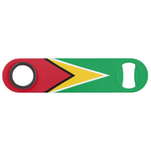 Abrebotellas De Bar Bandera de Guyana