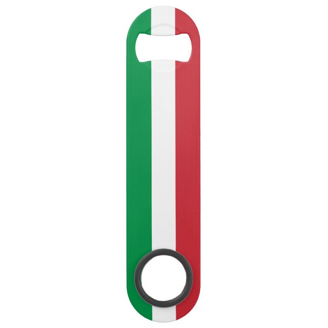 Abrebotellas De Bar Bandera de Italia (Anverso)