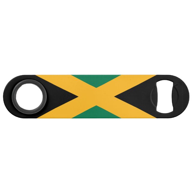 Abrebotellas De Bar Bandera de Jamaica (Anverso (Horizontal))