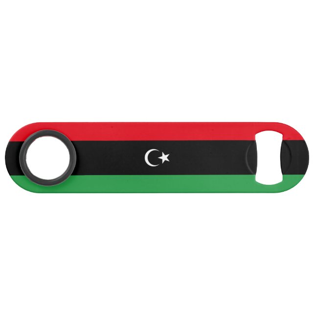 Abrebotellas De Bar Bandera de Libia (Anverso (Horizontal))