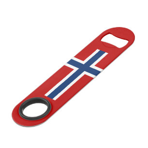 Abrebotellas De Bar Bandera de Noruega
