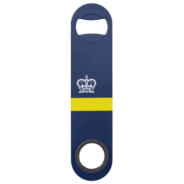 Abrebotellas De Bar Bandera de Regina, Saskatchewan Bar Key (Anverso)