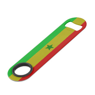 Abrebotellas De Bar Bandera de Senegal