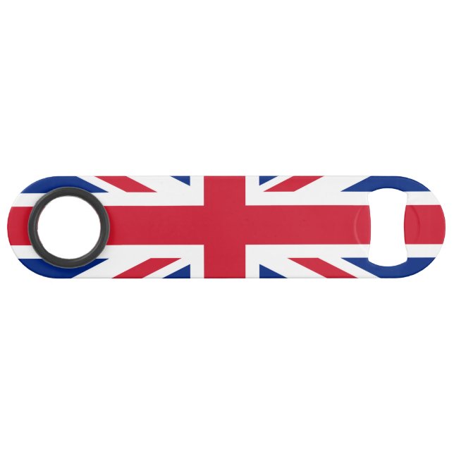 Abrebotellas De Bar Bandera del Reino Unido (Anverso (Horizontal))