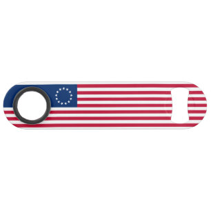 Abrebotellas De Bar Bandera estadounidense de Betsy Ross