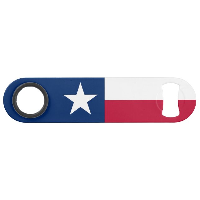 Abrebotellas De Bar Bandera Estatal de Texas (Anverso (Horizontal))