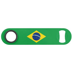 Abrebotellas De Bar Bandera patriótica de Brasil