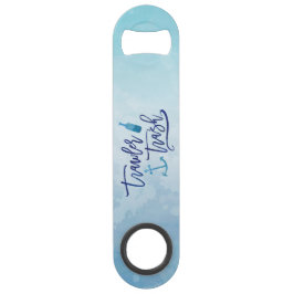 Abrebotellas De Bar Basura del barco rastreador (personalizada con