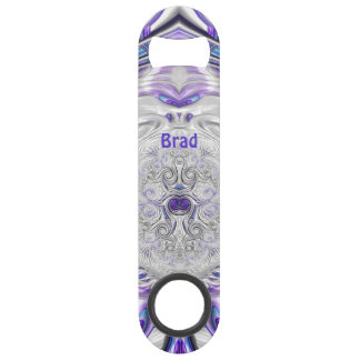 Abrebotellas De Bar BRAD ~ Purple Silver White ~ Original Fractal ~
