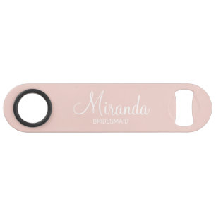 Abrebotellas De Bar Bridesmaid personalizada de escritura moderna