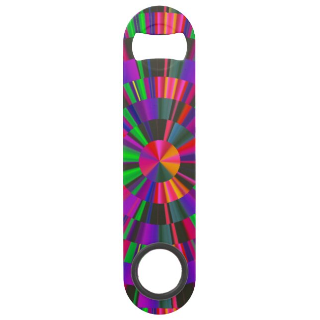 Abrebotellas De Bar Bright Geometric Bar Key Speed Bottle Opener (Anverso)
