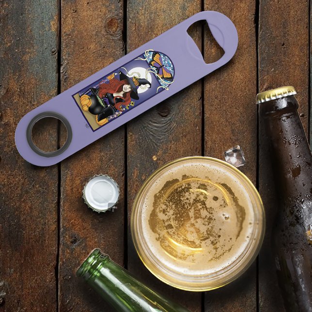 Abrebotellas De Bar Bruja Art Nouveau (Subido por el creador)