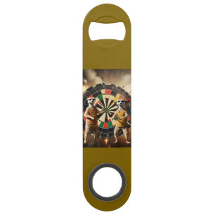 Abrebotellas De Bar Bullseye Burrow: Liga Meerkat Dart,