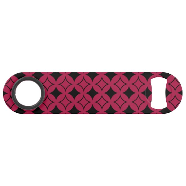 Abrebotellas De Bar Buques rojos y negros (Anverso (Horizontal))