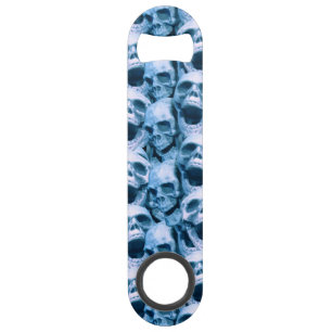 Abrebotellas De Bar Calaveras azules