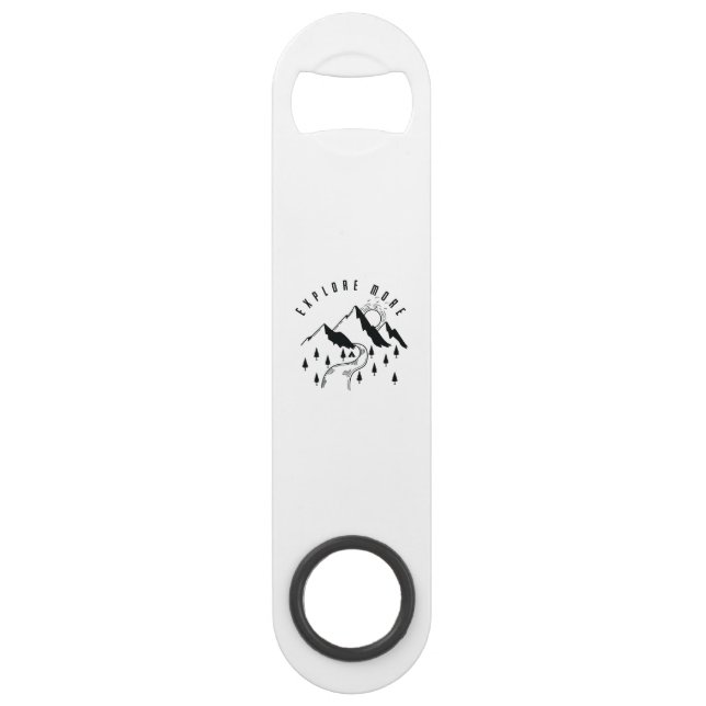 Abrebotellas De Bar Camping im Gebirge "Explore More" (Anverso)