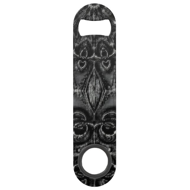 Abrebotellas De Bar Carbón Mandala (Anverso)