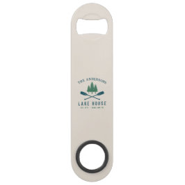 Abrebotellas De Bar Casa de la familia Lake Moderna Rustic Boat Oar Pi