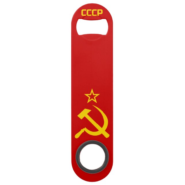 Abrebotellas De Bar CCCP - Bandera de Unión Soviética (Anverso)
