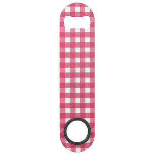 Abrebotellas De Bar Cerise gingham