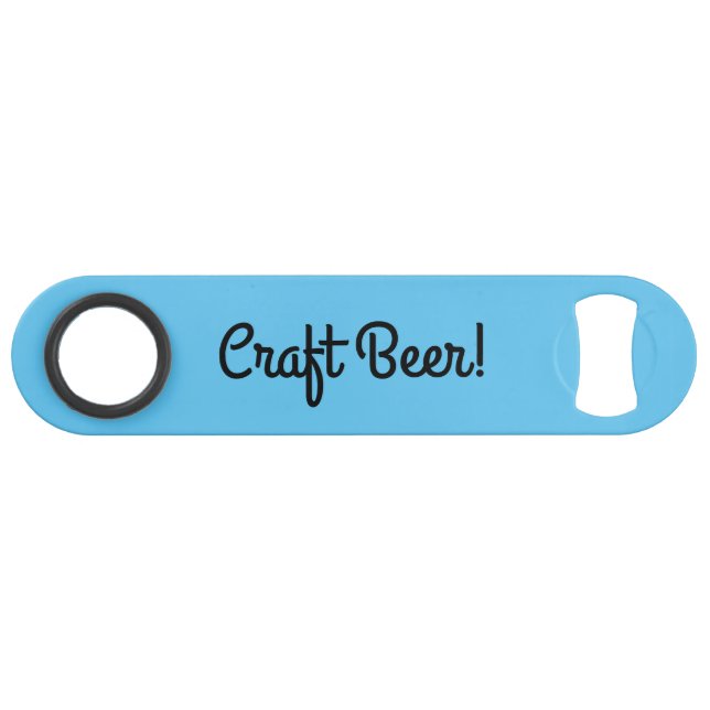 Abrebotellas De Bar Cerveza de naves - Negro azul (Anverso (Horizontal))
