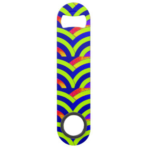 Abrebotellas De Bar Chevrons modernos y de diseño de moda