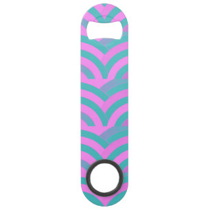 Abrebotellas De Bar Chevrons modernos y de diseño de moda