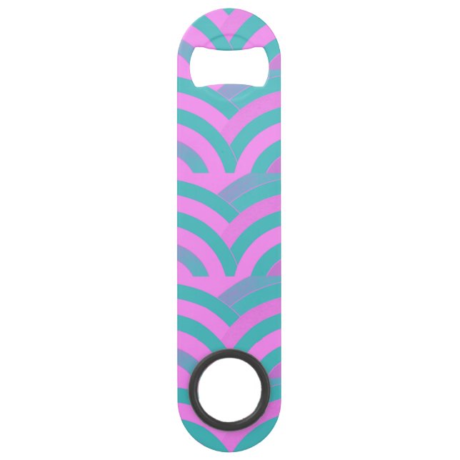 Abrebotellas De Bar Chevrons modernos y de diseño de moda (Anverso)