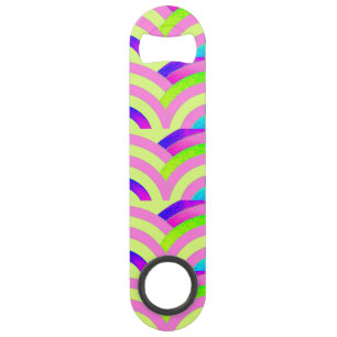 Abrebotellas De Bar Chevrons modernos y de diseño de moda