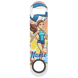 Abrebotellas De Bar Chicas de voleibol de playa Thunder_Cove