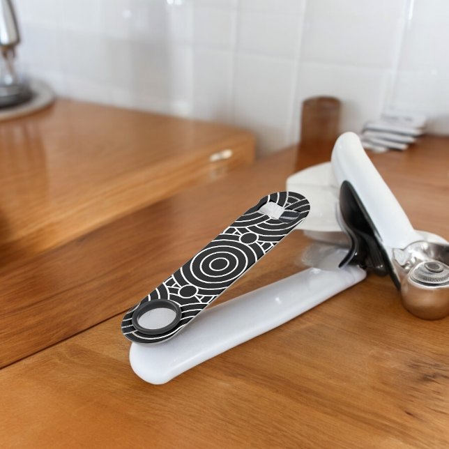 Abrebotellas De Bar Círculos geométricos sin mar (Bottle Openers)
