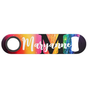 Abrebotellas De Bar Cita divertida para beber galaxia arcoiris Stars S