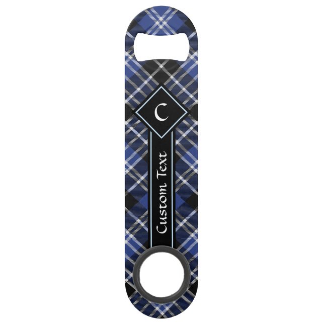 Abrebotellas De Bar Clan Clark Tartan (Anverso)