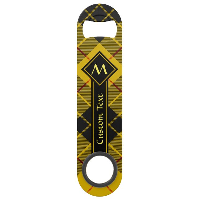 Abrebotellas De Bar Clan Macleod de Lewis Tartán (Anverso)