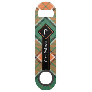 Abrebotellas De Bar Clan Pollock Tartan Bar Key