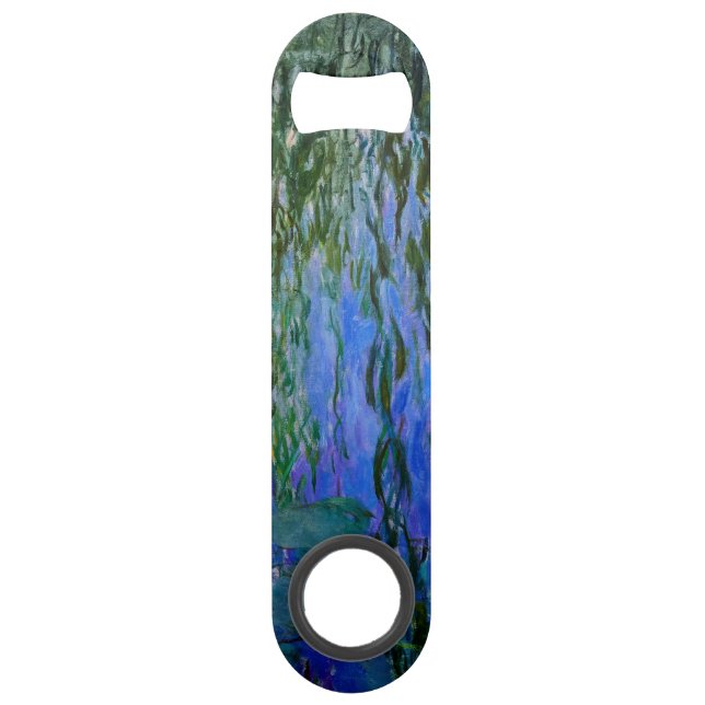 Abrebotellas De Bar Claude Monet - Lilis de agua con sauce lloroso (Anverso)