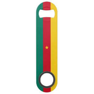 Abrebotellas De Bar Clave de barra de bandera de Camerún